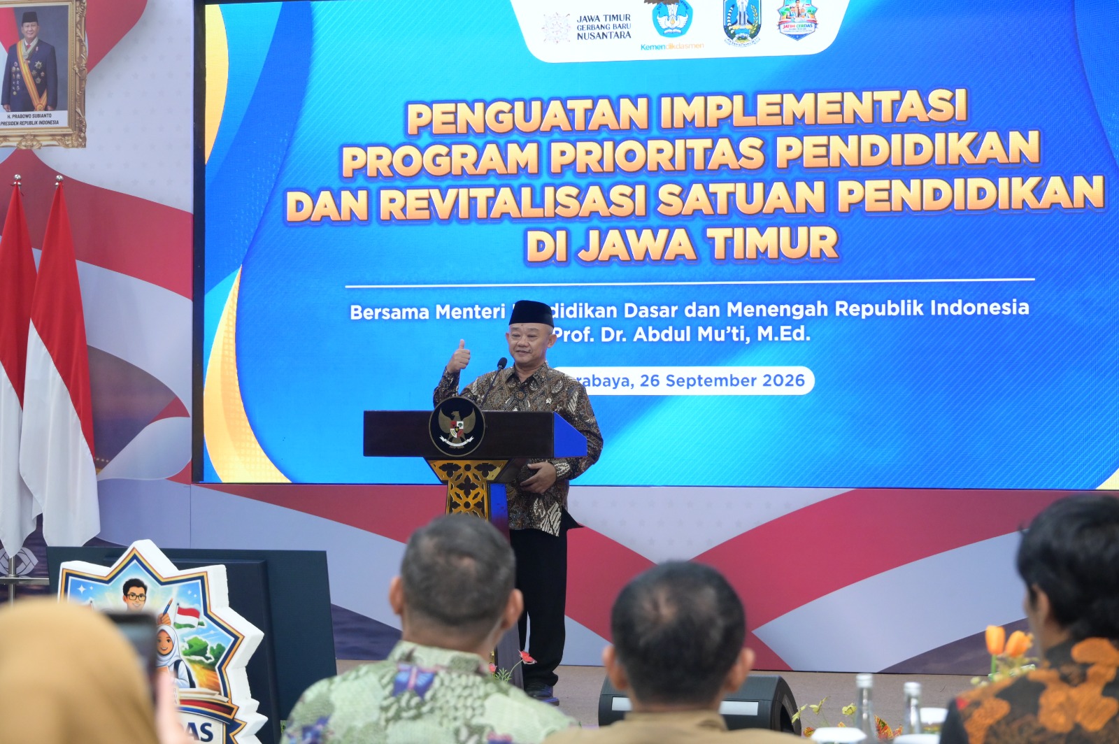 248 SMA, 307 SMK, dan 121 SLB di Jatim Mendapatkan Revitalisasi