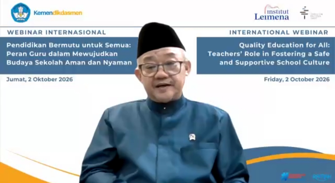 Mendikdasmen: Keteladanan Guru Menjadi Kunci Budaya Sekolah Aman dan Nyaman