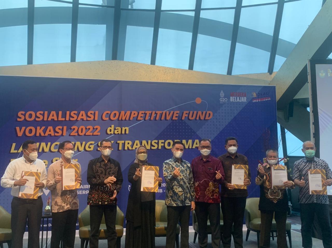 Competitive Fund Vokasi 2022 Menjadi Transformasi Diploma-3 Menuju Sarjana Terapan